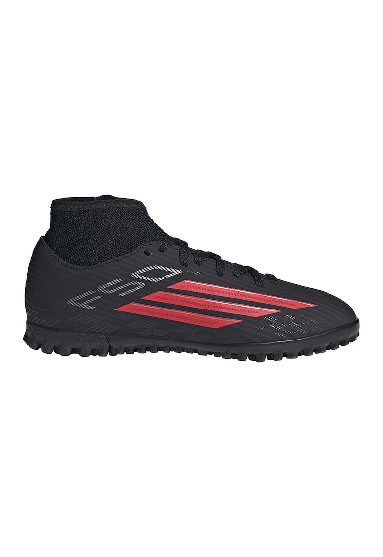Pantofi sport din material textil cu logo - pentru fotbal F50 Club - Rosu/Negru
