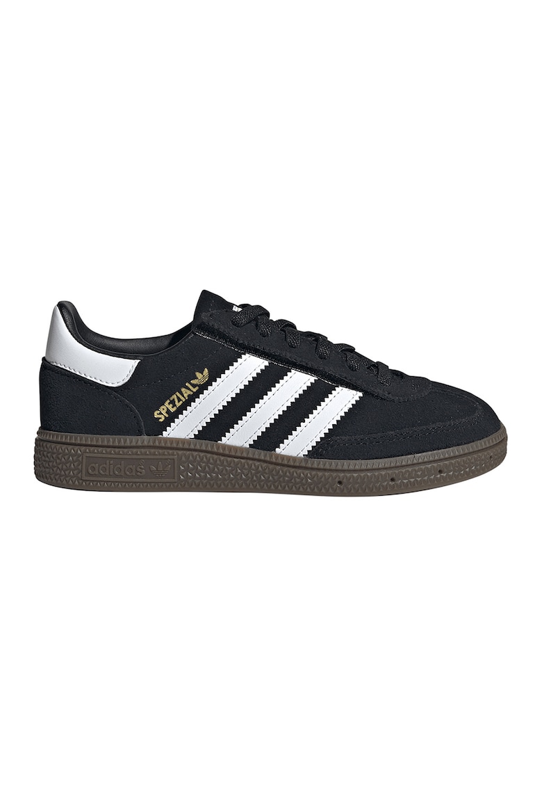 Pantofi sport Handball Spezia din piele intoarsa si piele - Alb/Negru