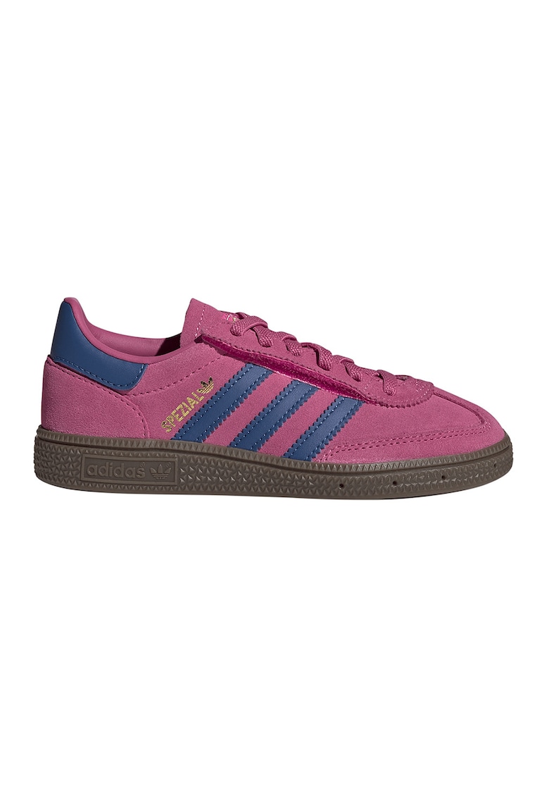 Pantofi sport Handball Spezial din piele intoarsa si piele - Roz inchis/Albastru