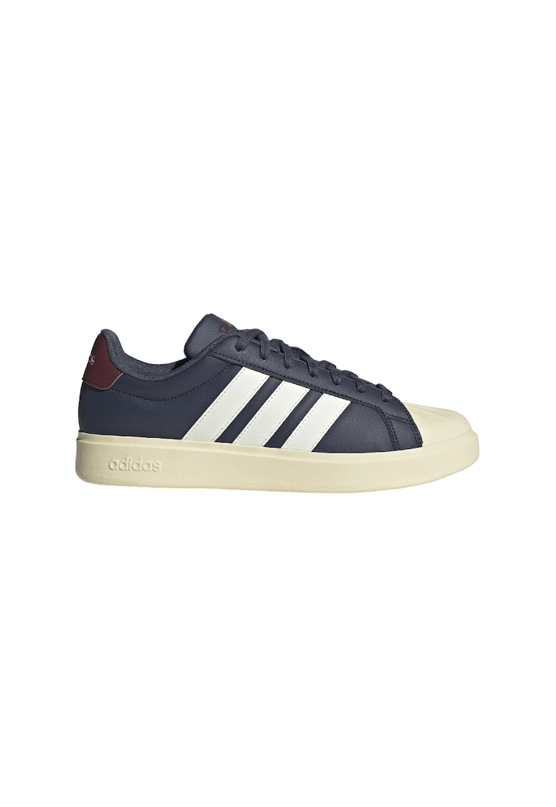 Pantofi sport din piele ecologica Streettalk - Crem/Bleumarin