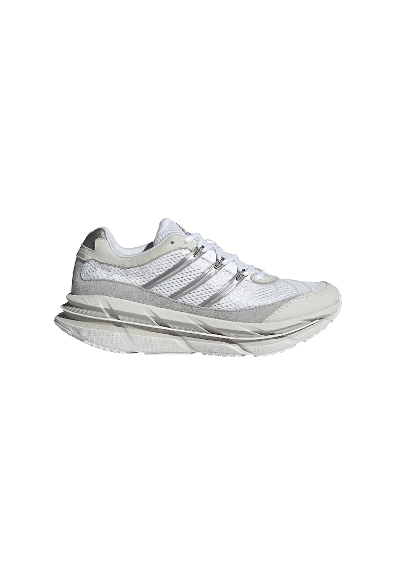 Pantofi sport low-cut Adistar - Alb/Gri/Argintiu