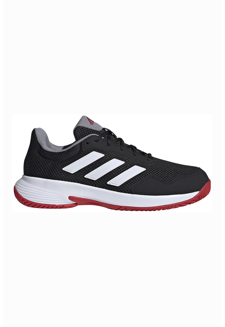 Pantofi Game Spec 2 pentru tenis - Negru/Alb murdar