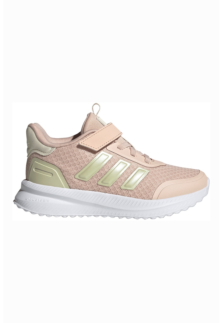 Pantofi sport X_PLRPATH cu velcro - Roz somon/Crem