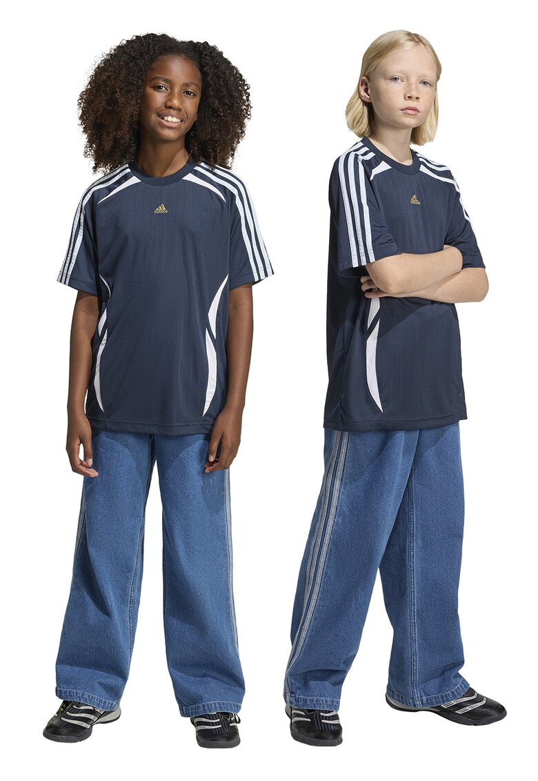 Tricou cu logo Teamgeist - Alb/Albastru ultramarin