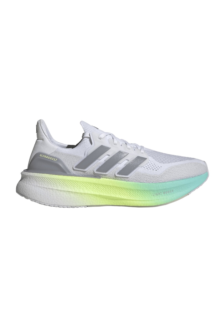 Pantofi Ultraboost 5 din plasa pentru alergare - Gri/Alb murdar/Verde lime