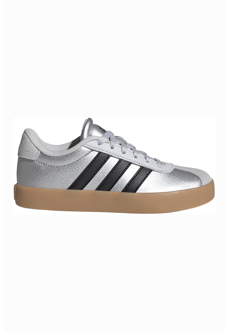 Pantofi sport VL Court 3.0 de piele - Negru/Alb murdar