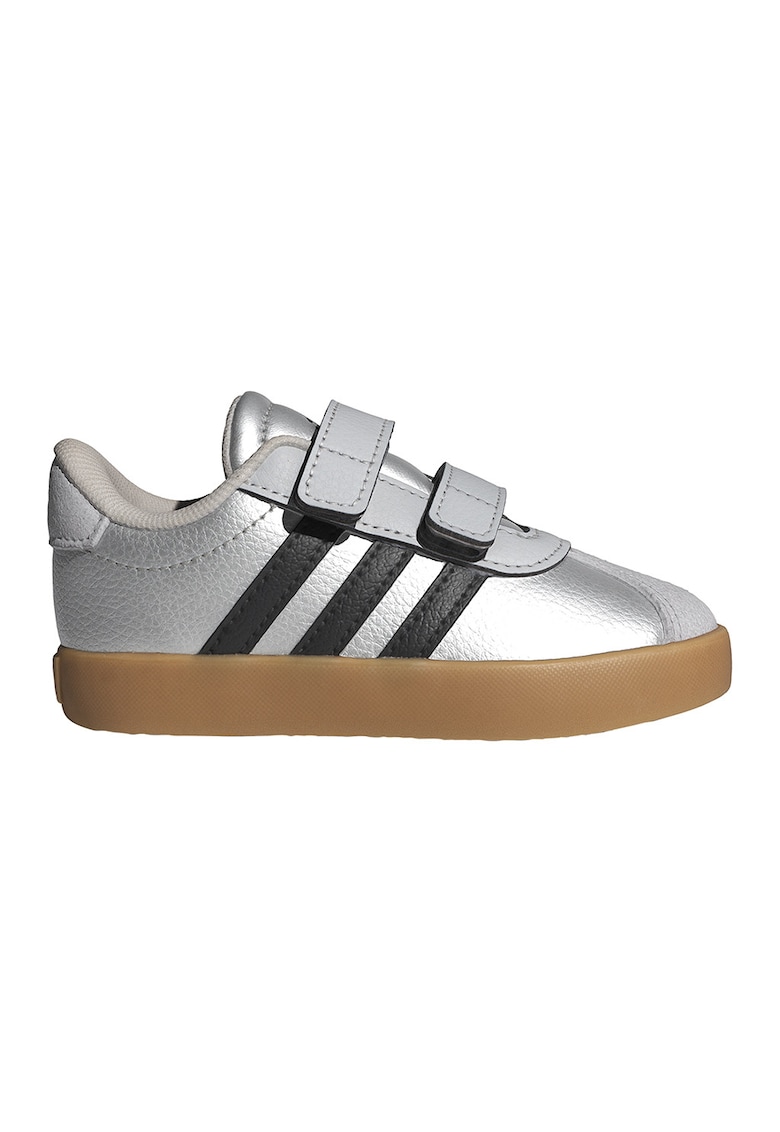Pantofi sport VL Court de piele ecologica si piele intoarsa cu velcro