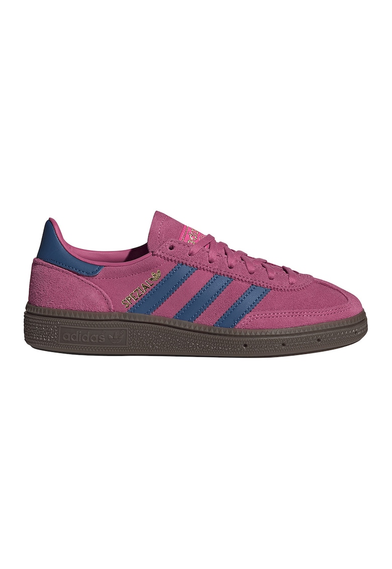 Pantofi sport Spezial low-cut din piele intoarsa pentru handbal - Roz zmeuriu/Bleumarin