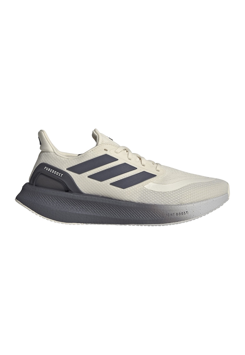 Pantofi Pureboost 5 pentru alergare - Gri carbune/Alb murdar