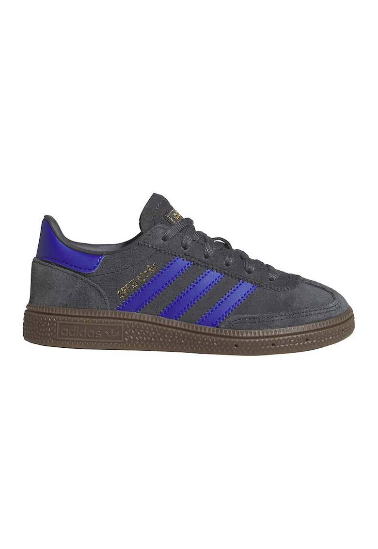 Pantofi Spezial din piele intoarsa si piele pentru handbal - Albastru royal/Gri antracit