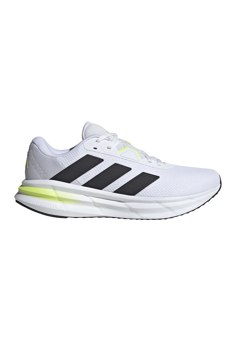 Pantofi Galaxy 7 cu logo pentru alergare - Negru stins/Alb optic/Verde lime