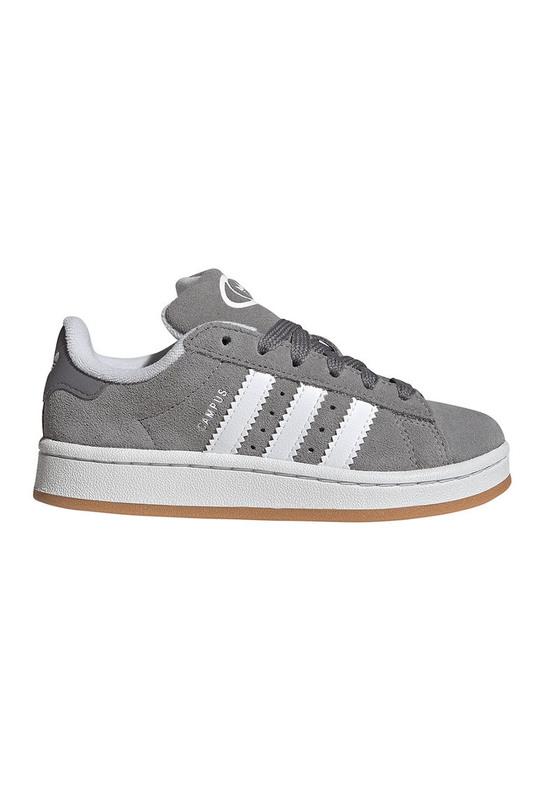 Pantofi sport Campus 00s din piele intoarsa - Gri/Alb optic
