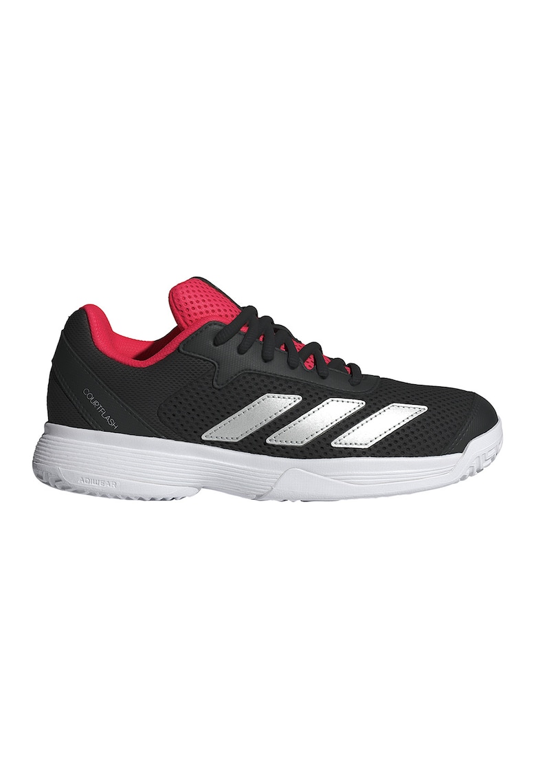 Pantofi Courtflash cu logo pentru tenis - Negru/Rosu vermillion/Argintiu