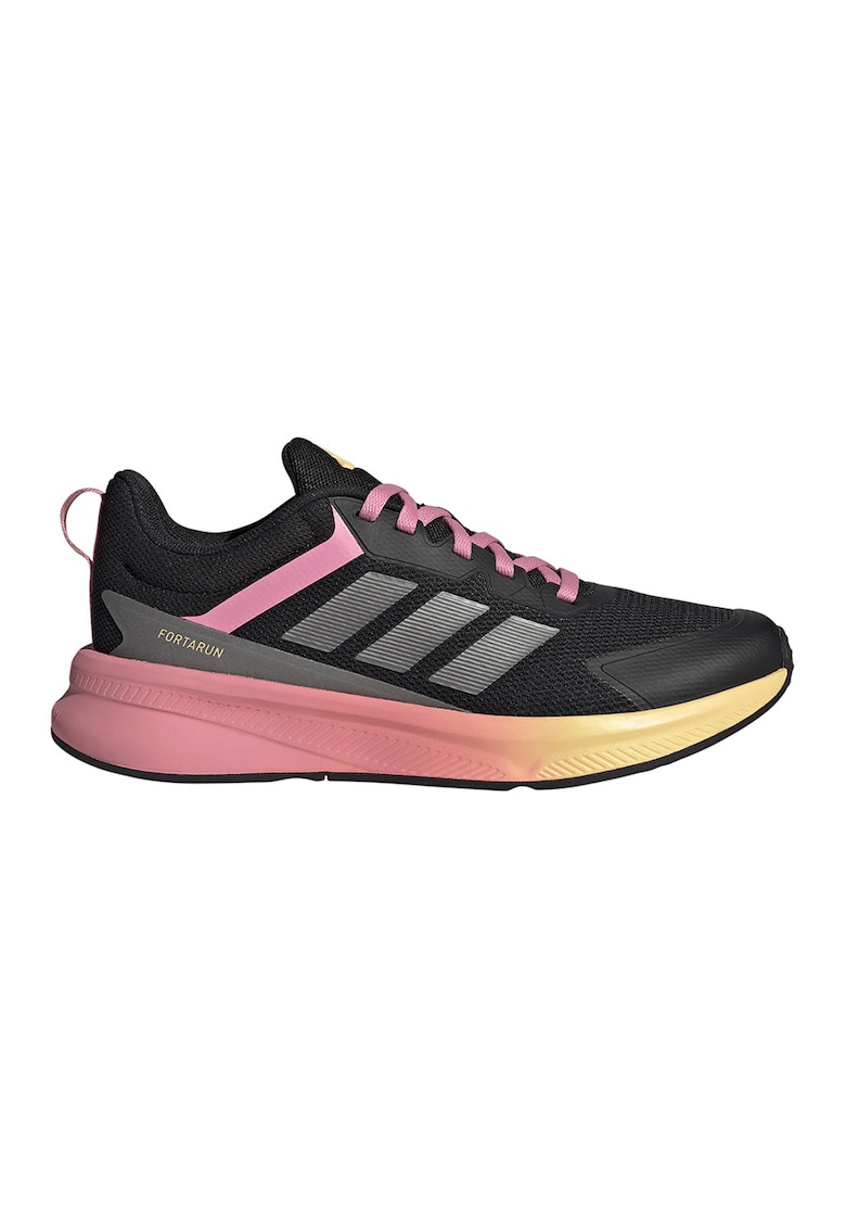 Pantofi sport FortaRun 4.0 dn plasa - Negru/Gri deschis/Roz deschis