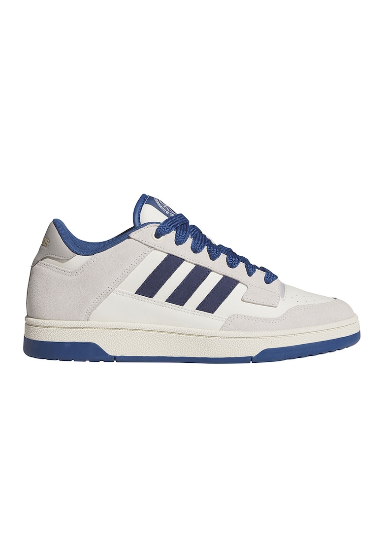 Pantofi sport Rapid Court cu garnituri din piele intoarsa - Albastru inchis/Gri/Alb murdar