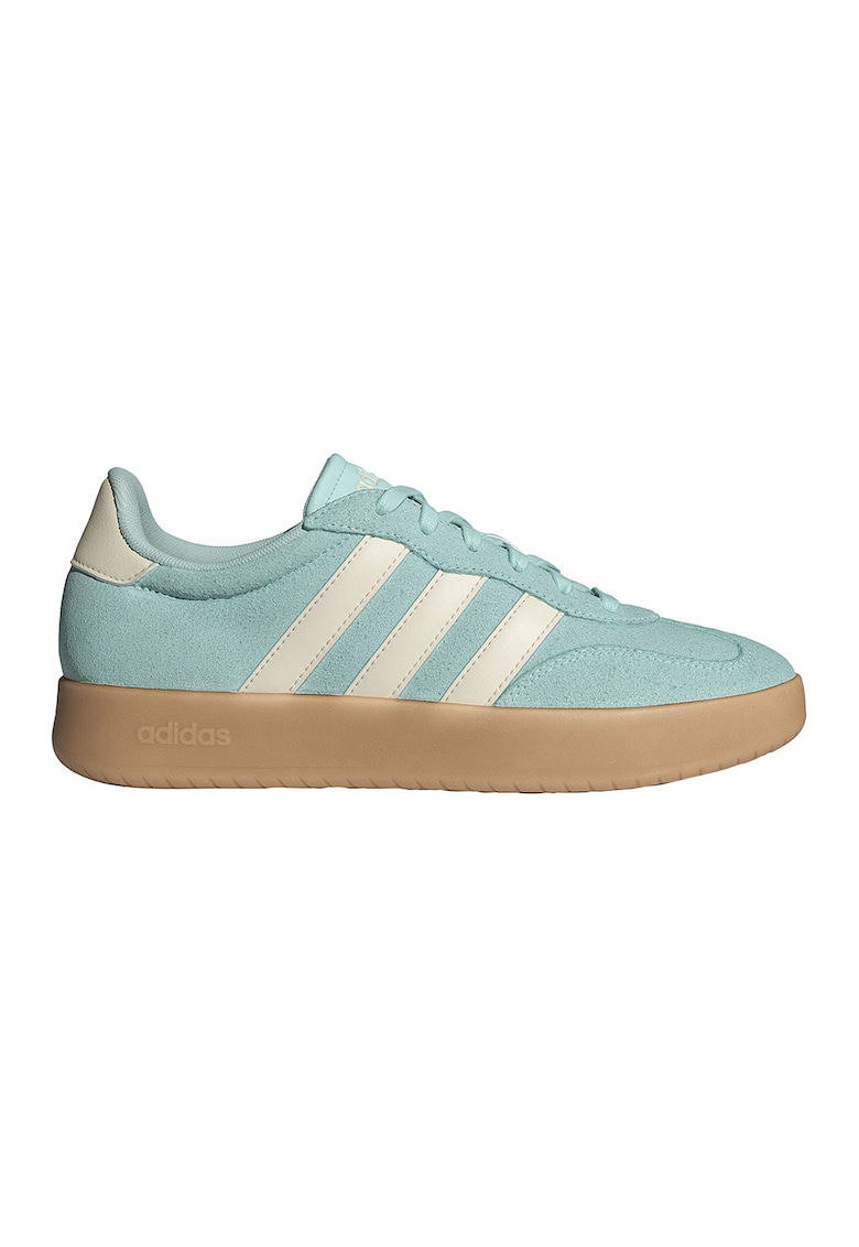 Pantofi sport Baredda din piele intoarsa cu insertii din material sintetic - Albastru aquamarin/Alb murdar