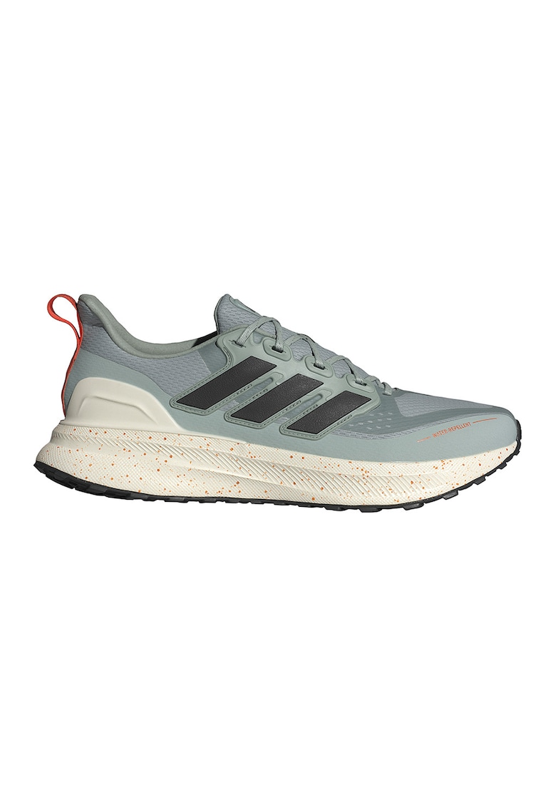 Pantofi Ultrarun 5 cu finisaj rezistent la apa - pentru alergare - Negru stins/Albastru glaciar