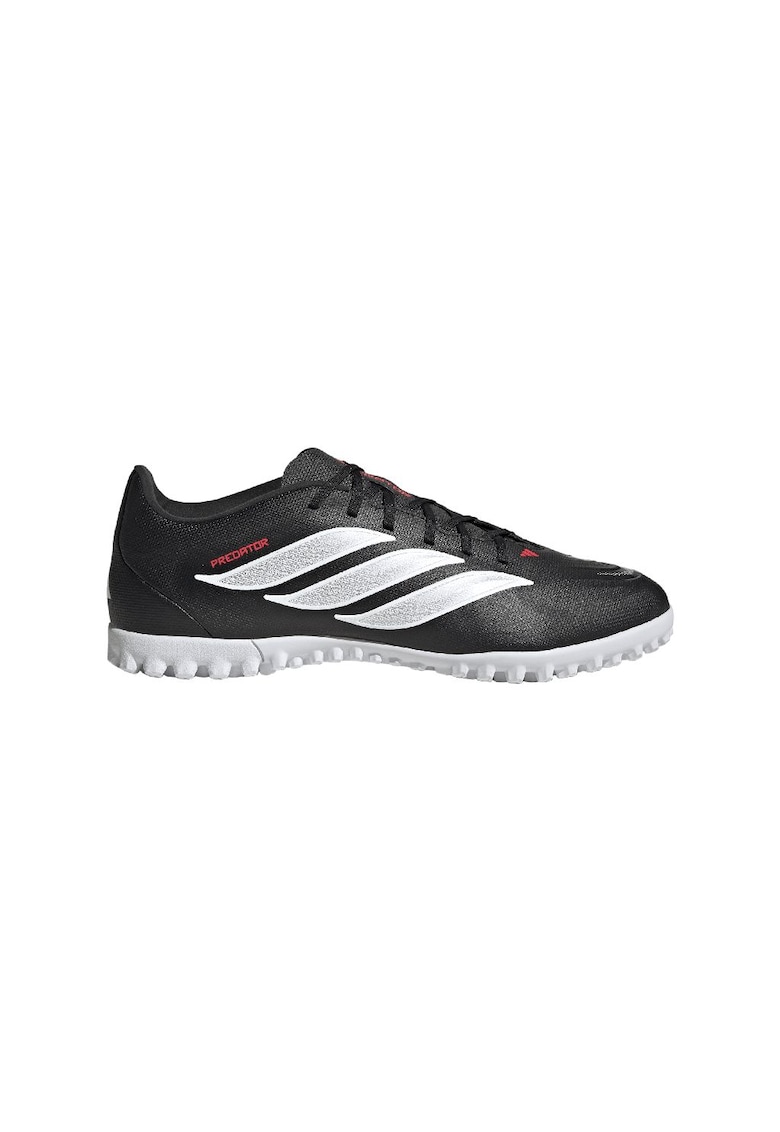 Pantofi pentru fotbal Predator Club TF - Alb/Negru