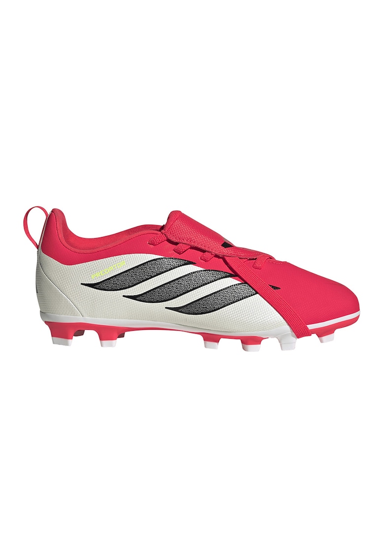 Pantofi pentru fotbal Predator Club - Negru/Rosu vermillion/Alb murdar