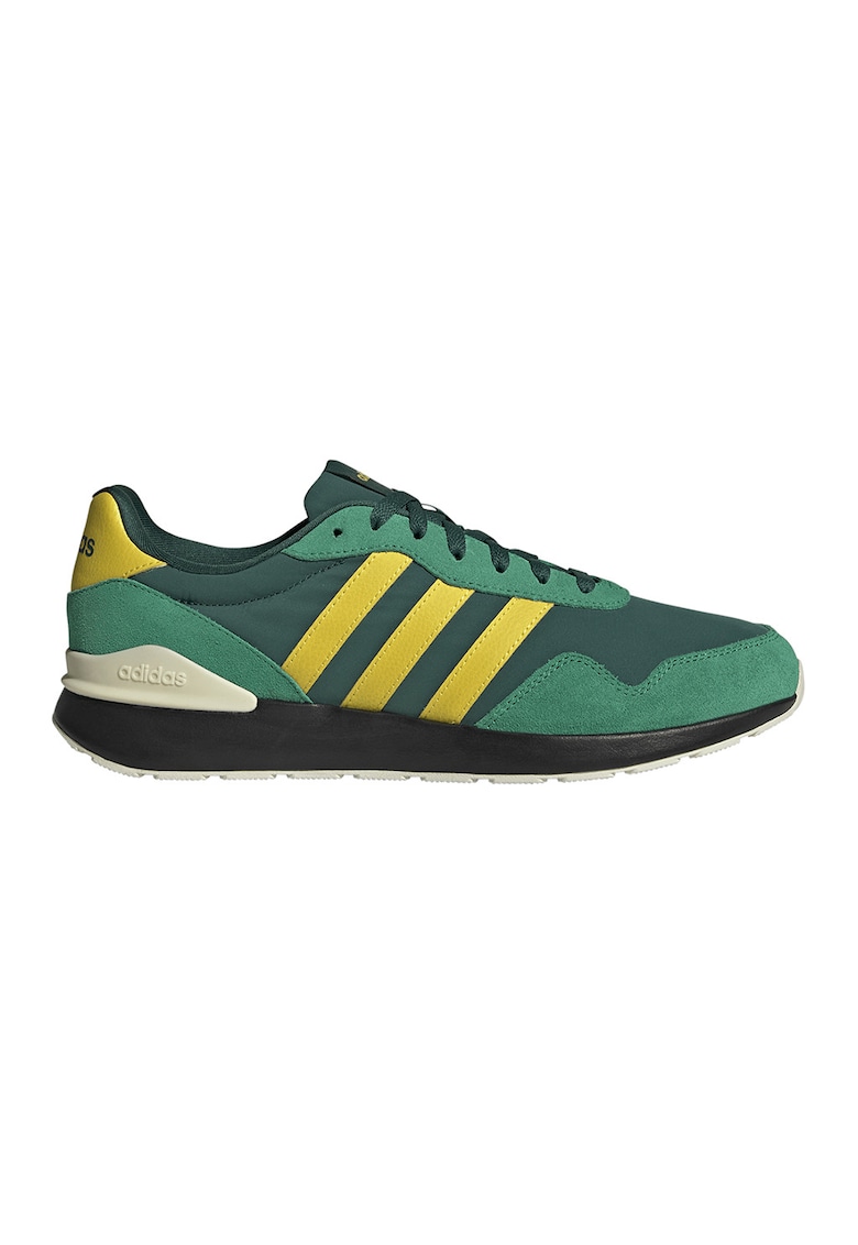 Pantofi sport Run 60s cu detalii de piele intoarsa - Galben sofran/Verde englez/Verde feriga