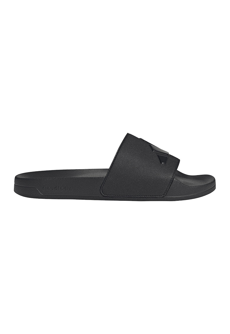 Papuci unisex cu logo Adilette - Negru