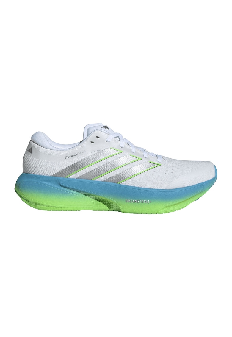 Pantofi Supernova Rise 3 pentru alergare - Albastru pastel/Verde electric/Alb optic