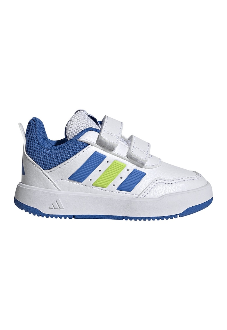 Pantofi sport Tensaur Sport 3.0 de piele ecologica cu velcro - Albastru pastel/Verde pal/Alb optic