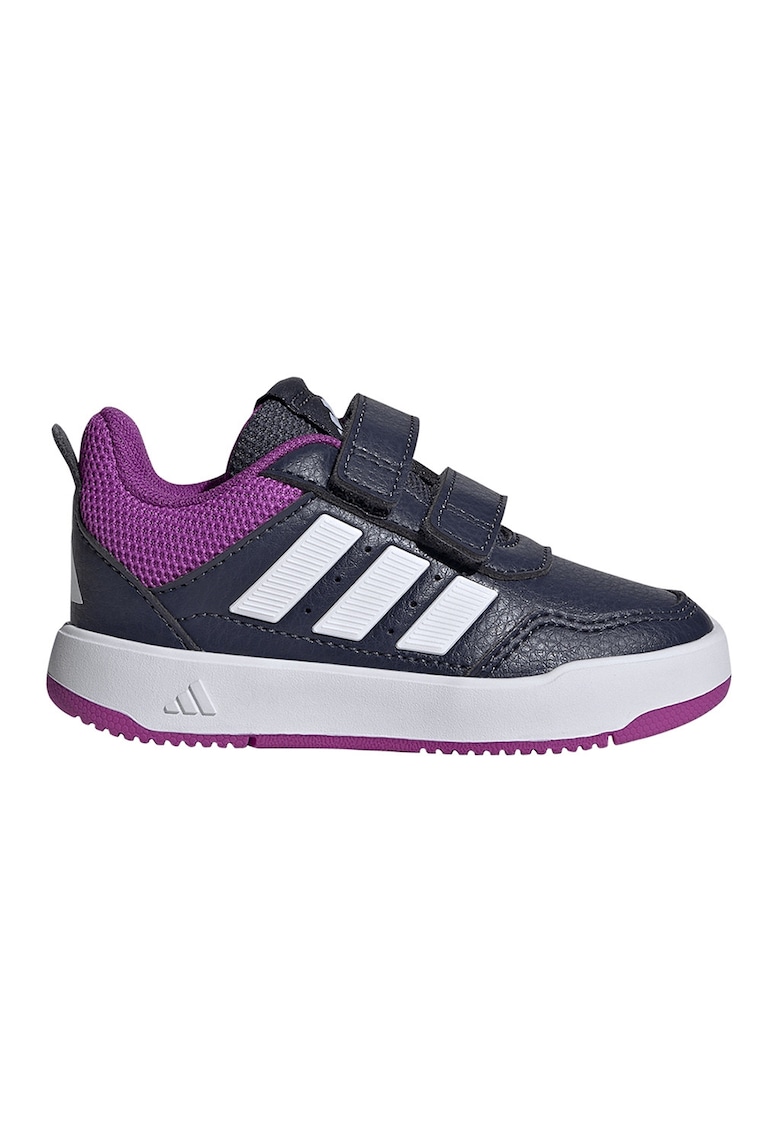 Pantofi sport Tensaur Sport 3.0 de piele ecologica cu velcro - Mov inchis/Alb optic