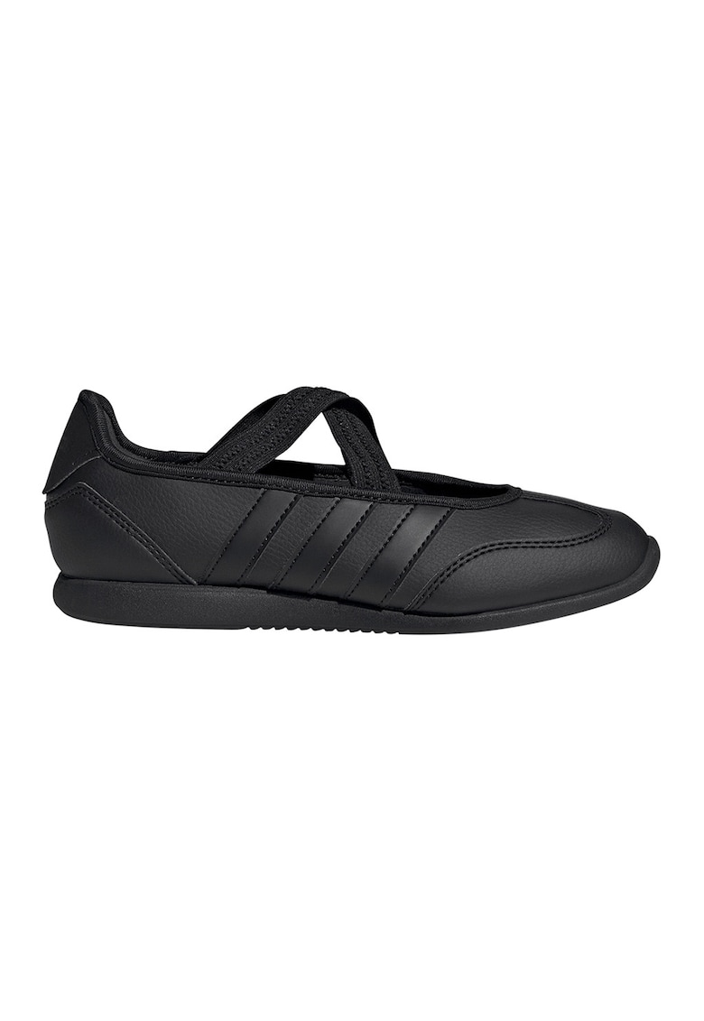 Balerini Mary Jane cu logo Barreda - Negru