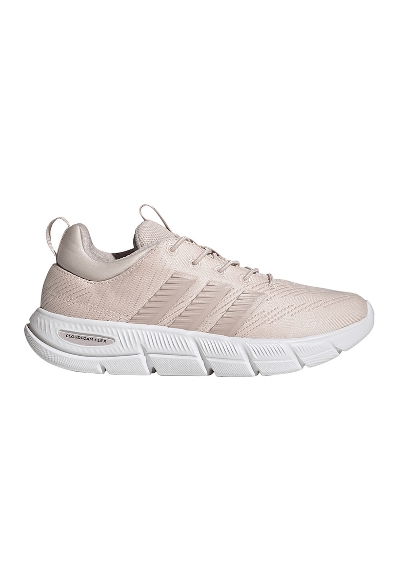 pantofi sport Cloudfoam Flex low-cut din material textil - Alb optic/Roz prafuit
