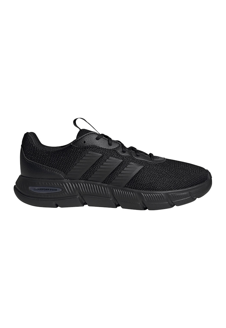 Pantofi sport Cloudfoam Flex cu insertii de piele ecologica - Negru