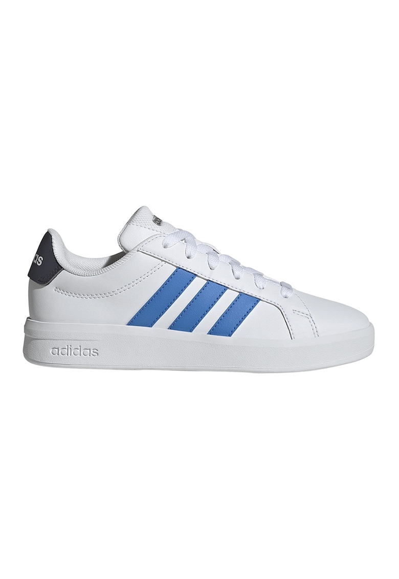 Pantofi sport Grand Court 3.0 de piele ecologica - Albastru pastel/Alb optic