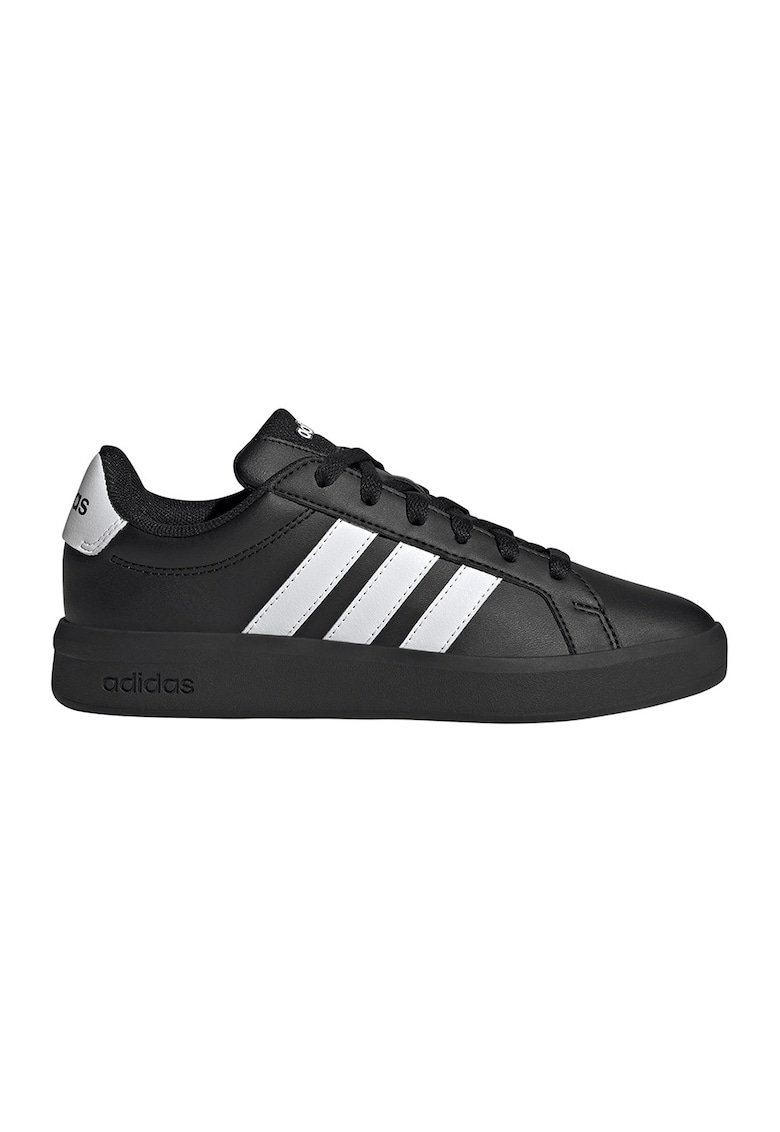 Pantofi sport Grand Court 3.0 de piele ecologica - Negru/Alb optic
