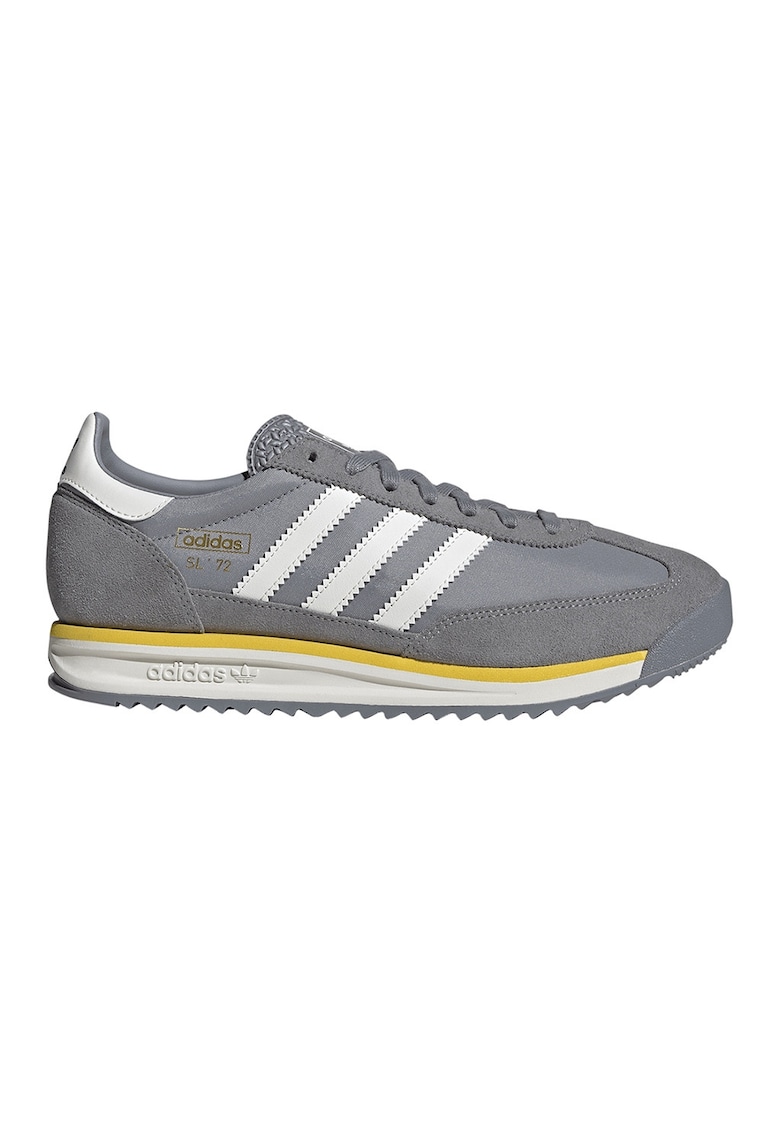 Pantofi sport SL 72 RS de piele intoarsa cu insertii din material textil - Portocaliu mandarina/Alb optic/Gri inchis