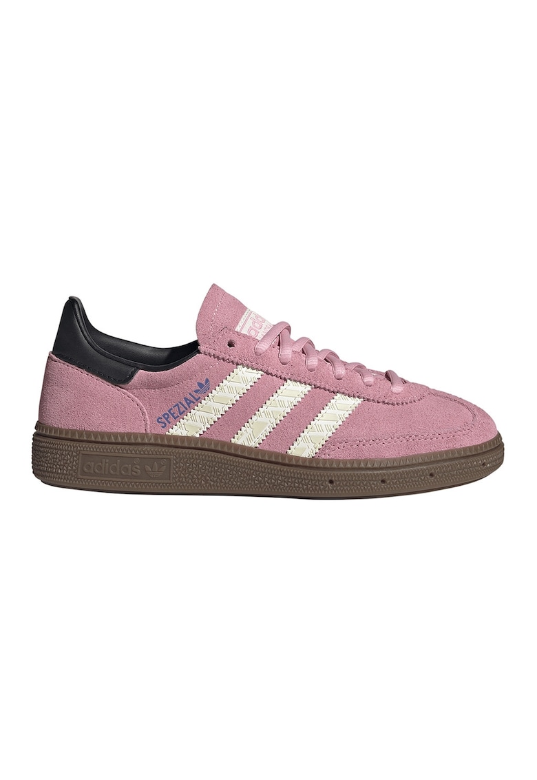 Pantofi sport din piele intoarsa Handball Spezial J - Roz pastel/Caramel/Alb murdar