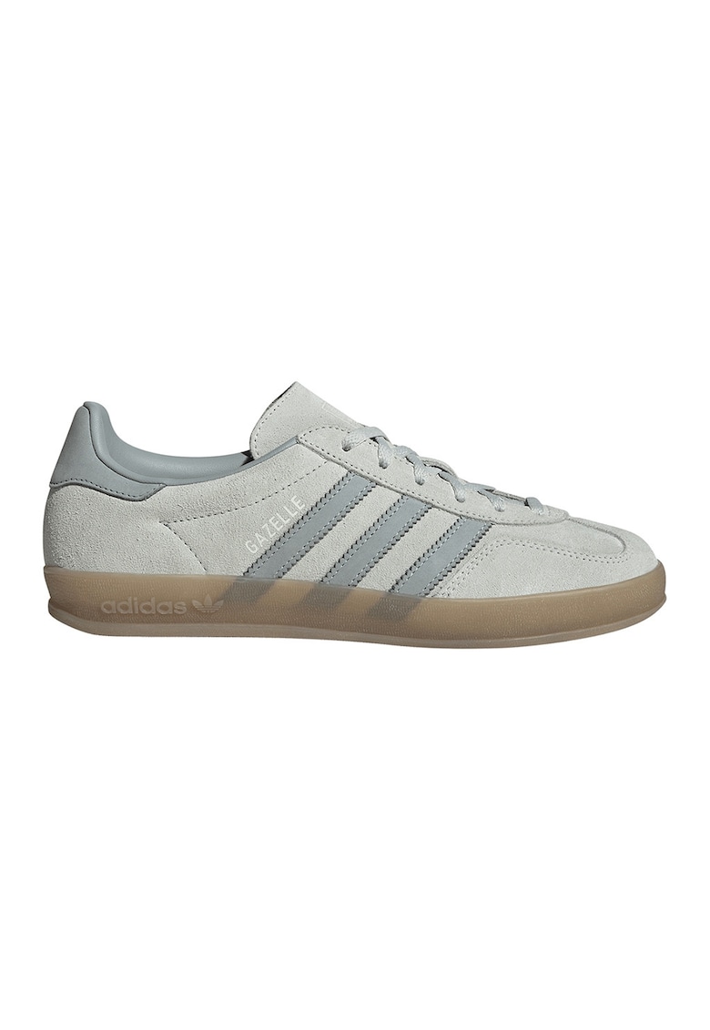 Pantofi sport Gazelle din piele intoarsa - Verde pal/Caramel