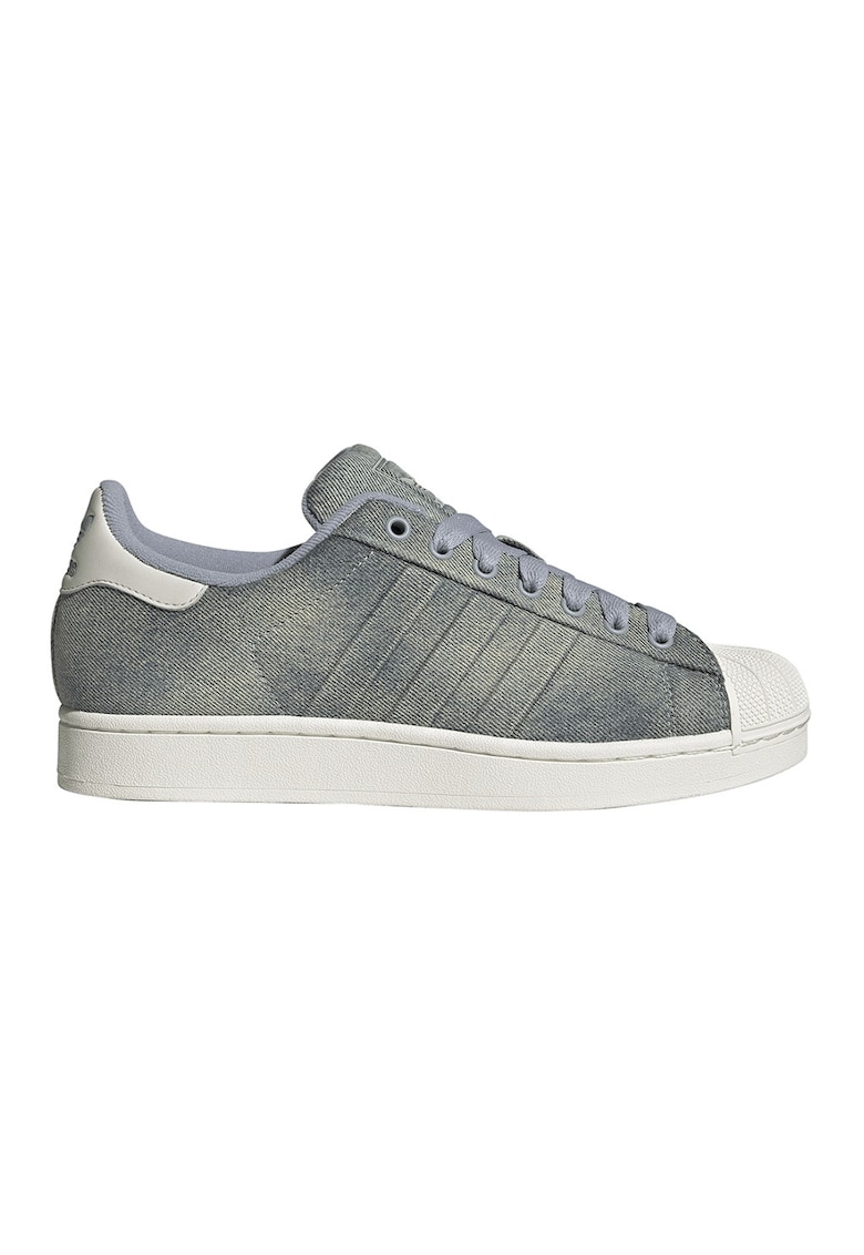 Pantofi sport Superstar II din piele - Albastru inchis/Verde pal/Alb murdar