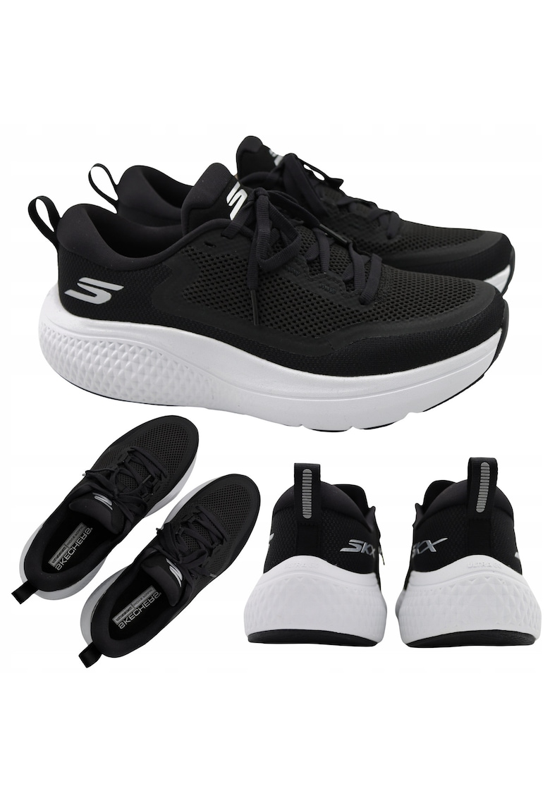 Pantofi sport barbati - negru si alb - confort superior - Alb/Negru