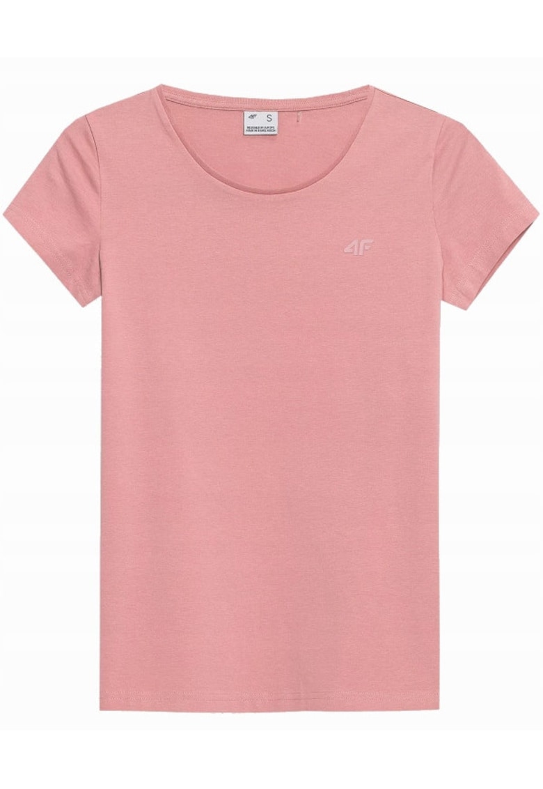 4f Tricou cu decolteu la baza gatului -