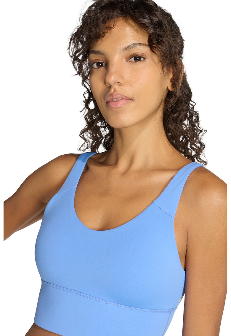 Bustiera cu logo pentru antrenament Blufus - Albastru deschis