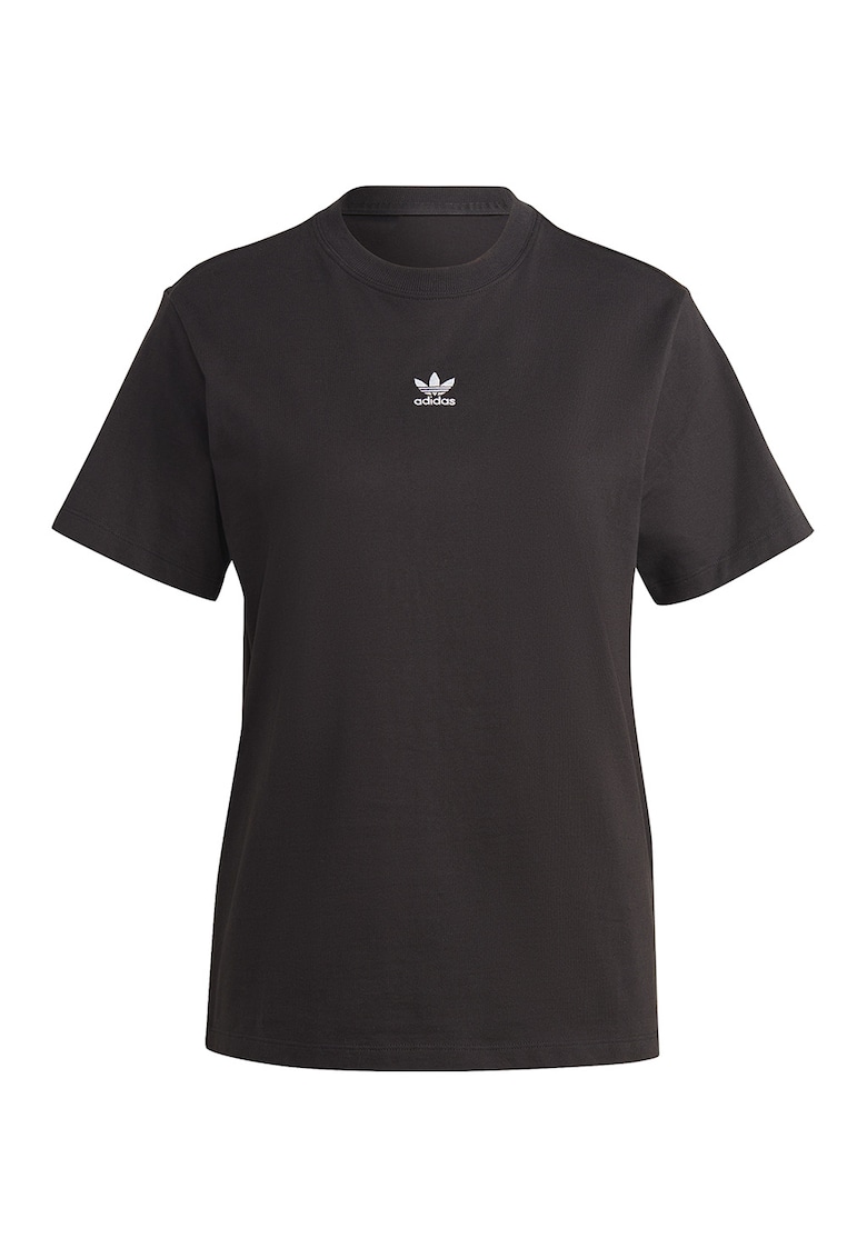 Tricou regular fit cu logo - de bumbac - Negru