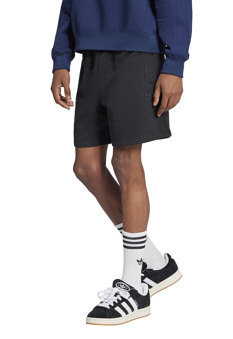 Bermude lejera cu buzunare Essentials - Negru