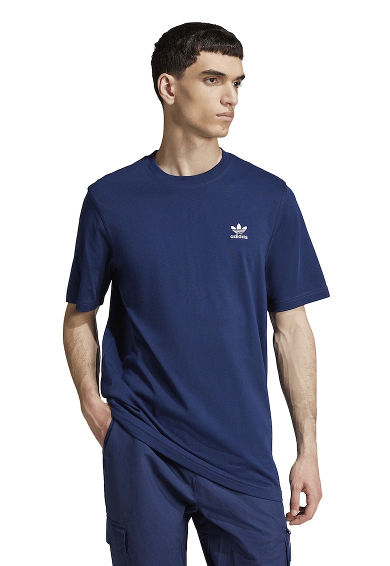 Tricou regular fit din bumbac Trefoil - Bleumarin