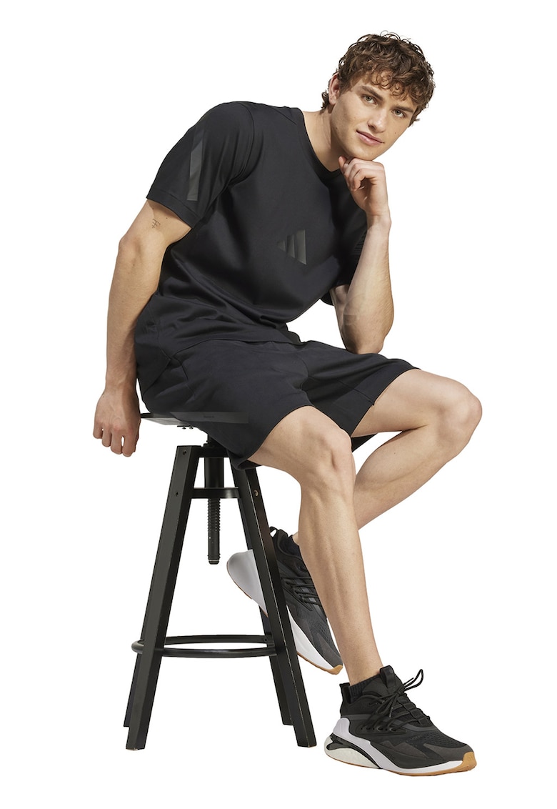 Pantaloni scurti cu buzunare - Negru