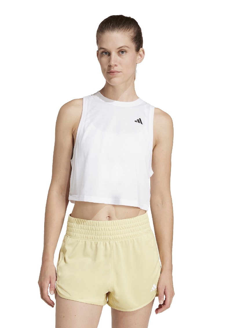 Top crop cu croiala lejera - pentru fitness