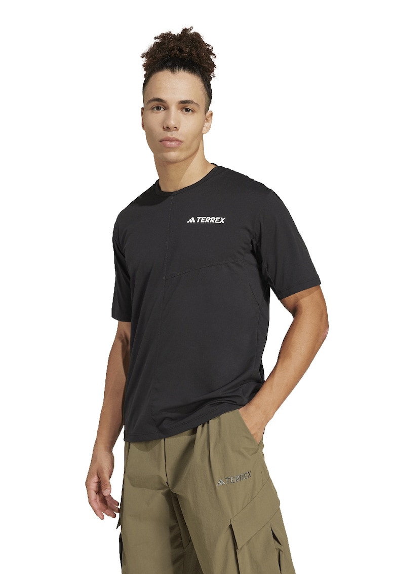 Tricou pentru drumetii Terrex - Negru
