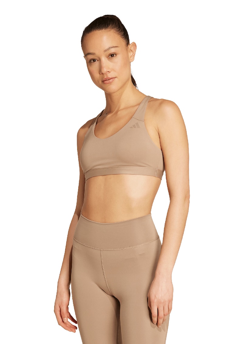 Bustiera pentru antrenament All Me Essentials - Bej deschis