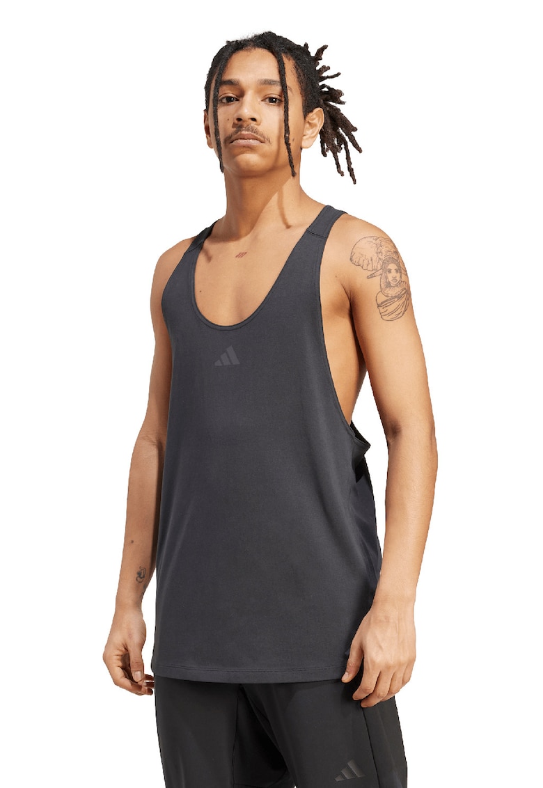 Top cu logo - pentru fitness Primelift - Negru