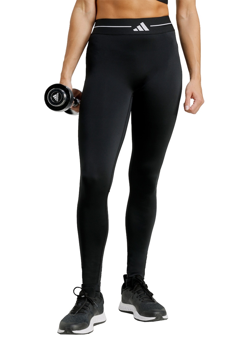 Colanti cu talie inalta - pentru fitness - Alb/Negru