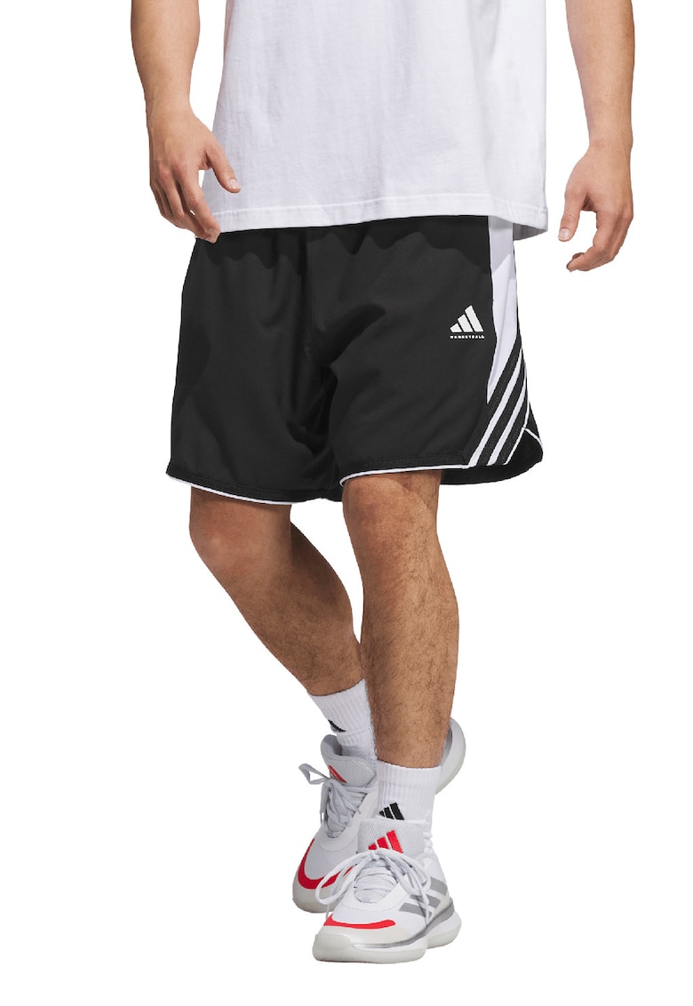 Pantaloni scurti cu buzunare - pentru baschet Crazylite - Negru stins/Alb optic